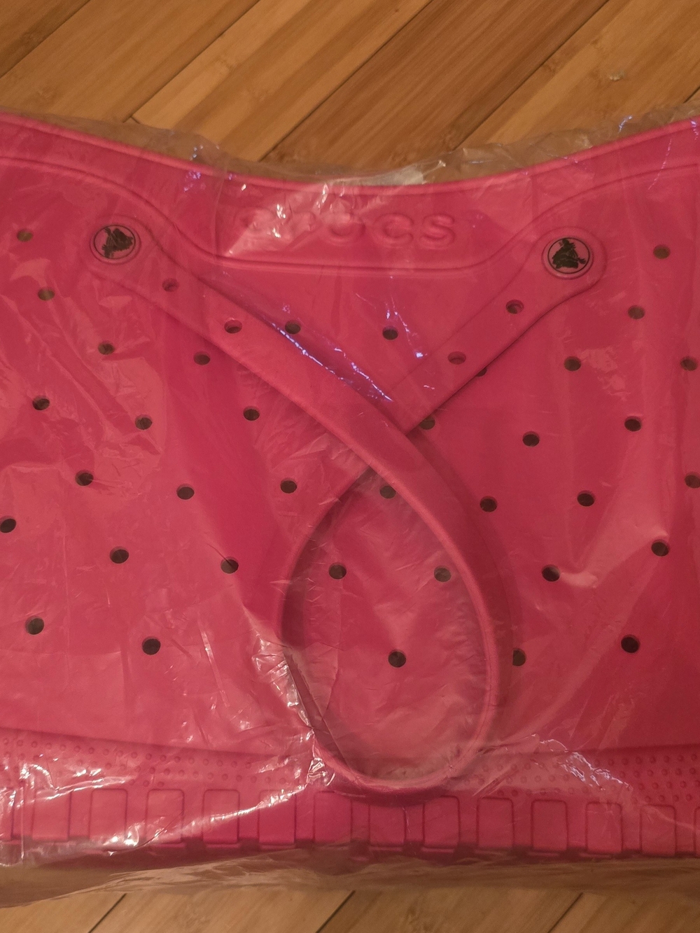 CROCS Pink Travel Tote Bag